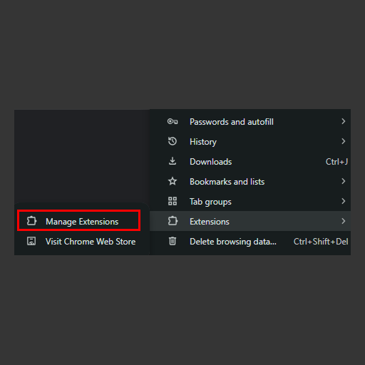 Manage Extensions
